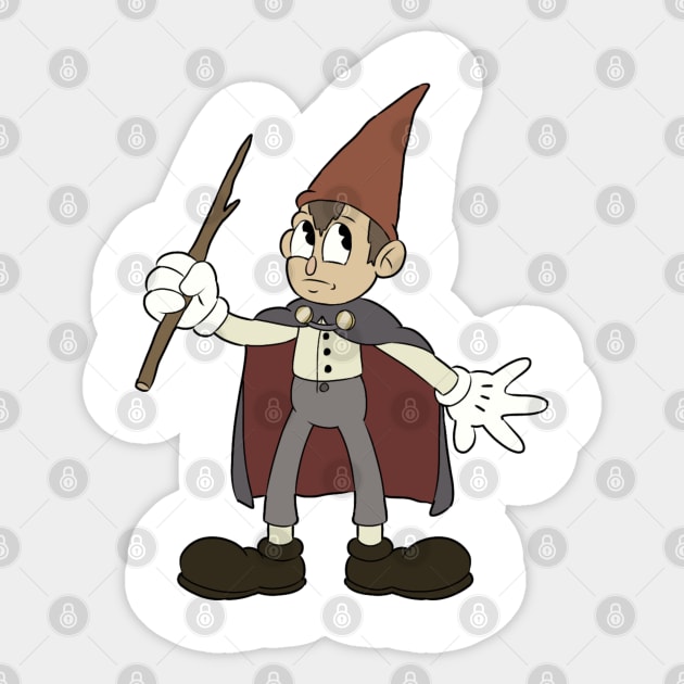 over the garden wall Sticker by Style cuphead 